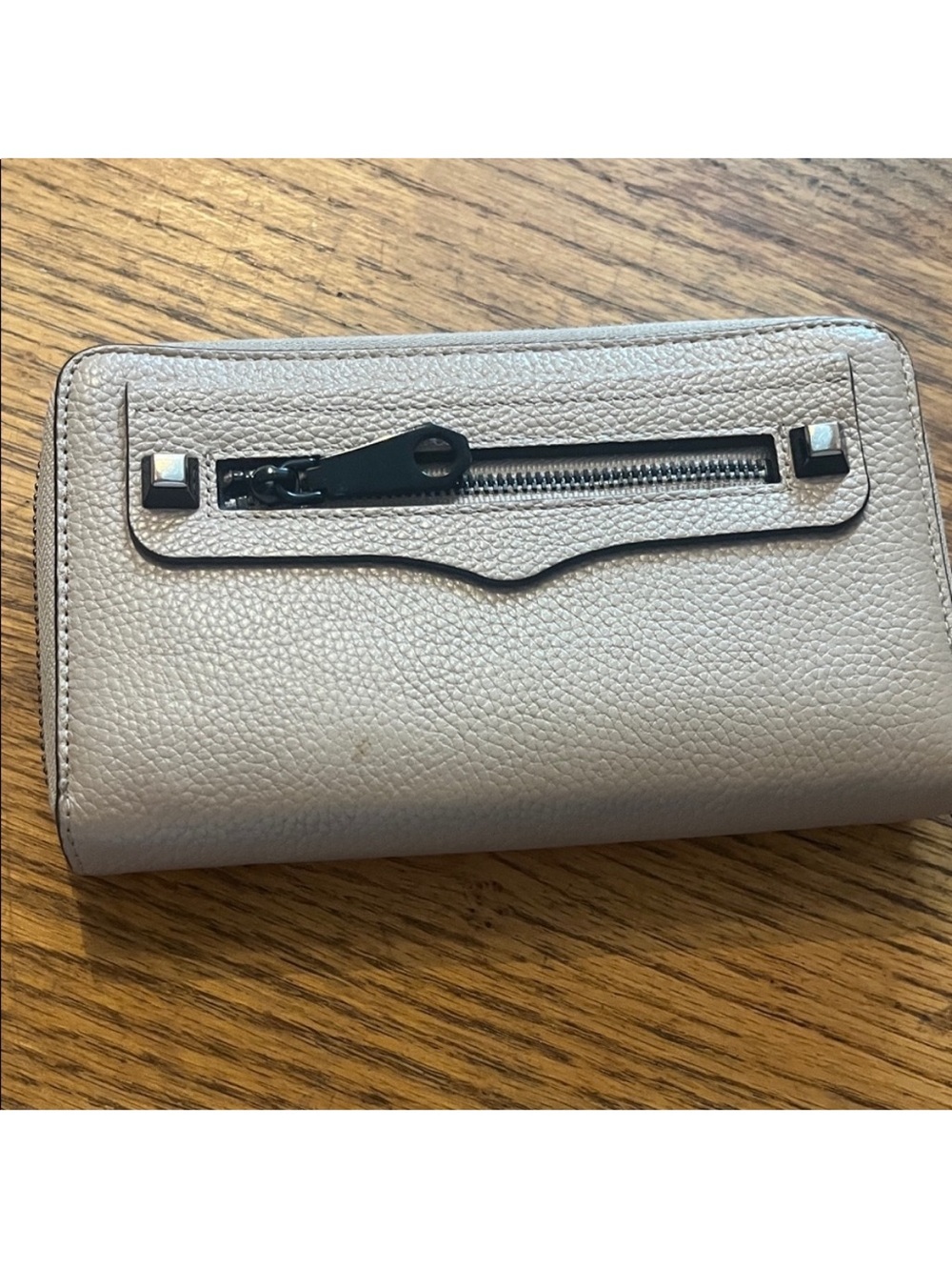 Rebecca Minkoff Taupe Leather Zip Wallet - Women - Picture 7 of 12